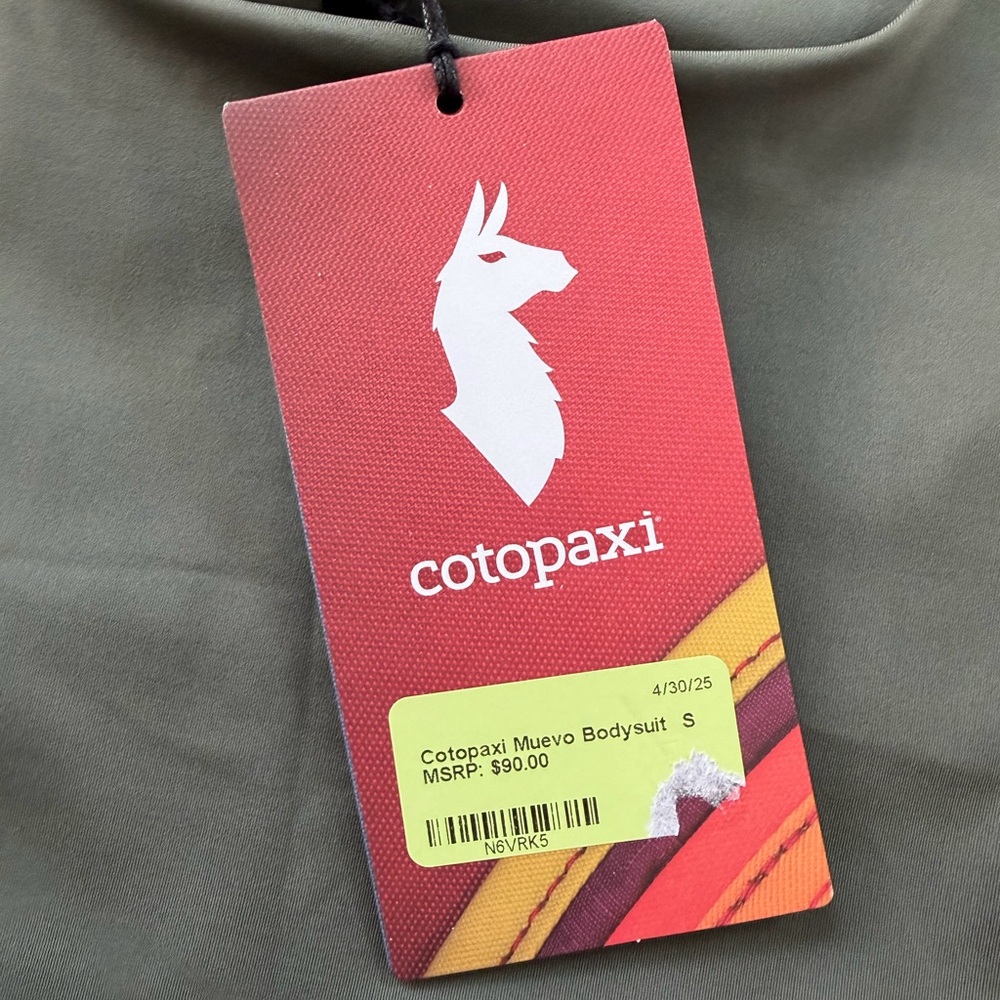 NWT Cotopaxi Green and Yellow Bodysuit Size Small - Picture 3 of 4
